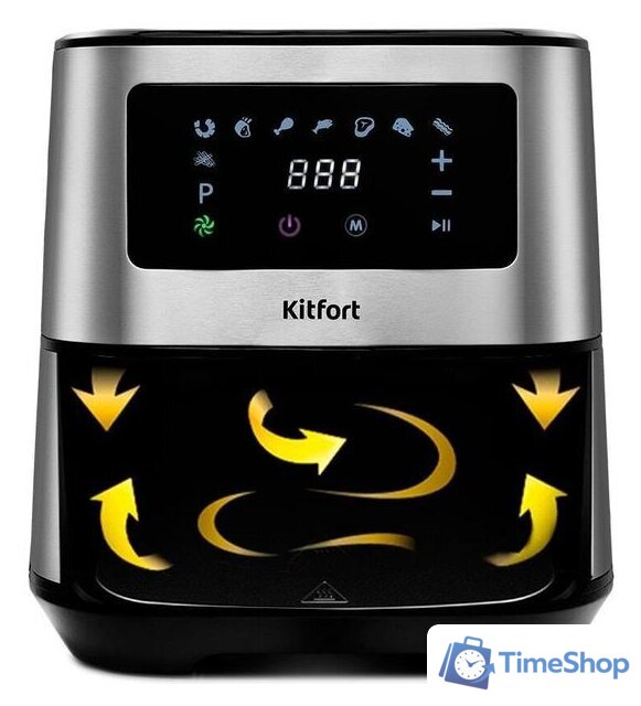 Аэрогриль (аэрофритюрница) Kitfort KT-2228 - Изображение №2 — Интернет-магазин Time-Shop