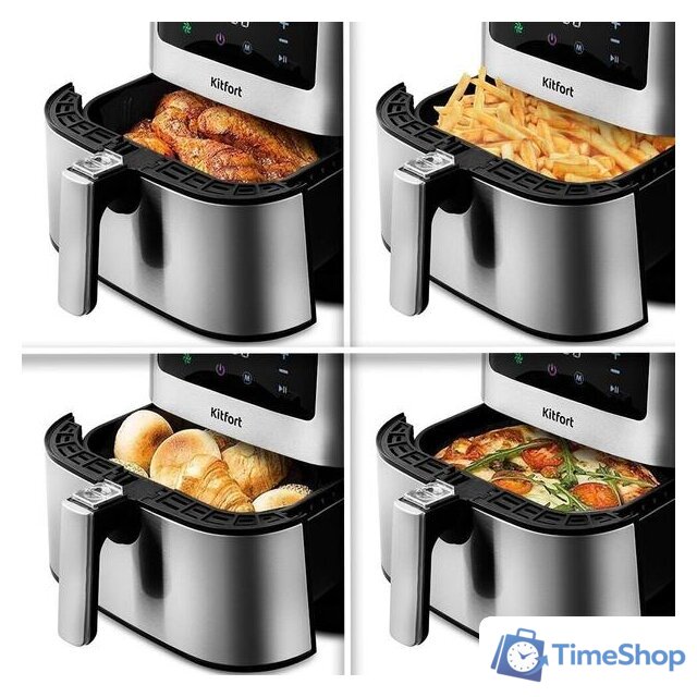 Аэрогриль (аэрофритюрница) Kitfort KT-2228 - Изображение №6 — Интернет-магазин Time-Shop