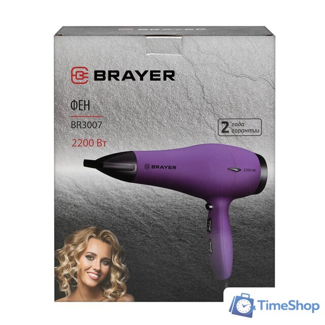 Фен Brayer BR3007 - Изображение №2 — Интернет-магазин Time-Shop
