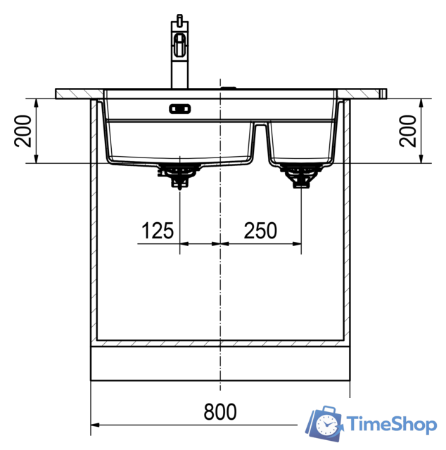 Кухонная мойка Franke Kubus 2 KNG 120 (белый) - Изображение №3 — Интернет-магазин Time-Shop