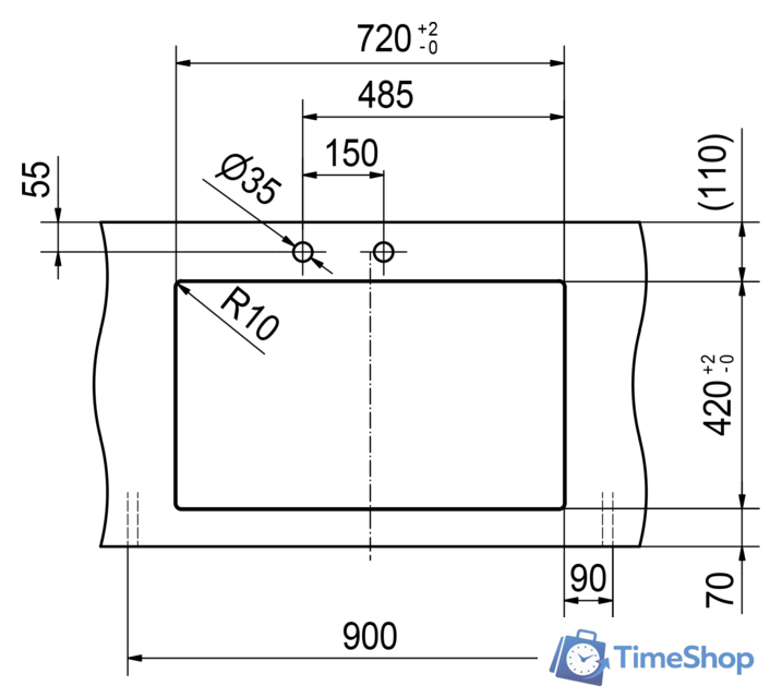 Кухонная мойка Franke Kubus 2 KNG 120 (белый) - Изображение №5 — Интернет-магазин Time-Shop