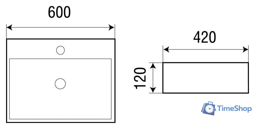 Умывальник WeltWasser Elbach 2173 MW - Изображение №4 — Интернет-магазин Time-Shop