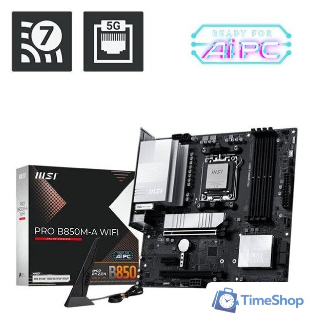 Материнская плата MSI Pro B850M-A WiFi - Изображение №6 — Интернет-магазин Time-Shop