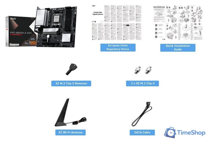 Материнская плата MSI Pro B850M-A WiFi - Изображение №5 — Интернет-магазин Time-Shop