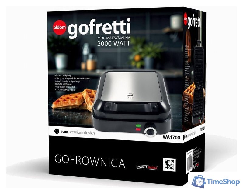 Вафельница Eldom WA1700 - Изображение №8 — Интернет-магазин Time-Shop