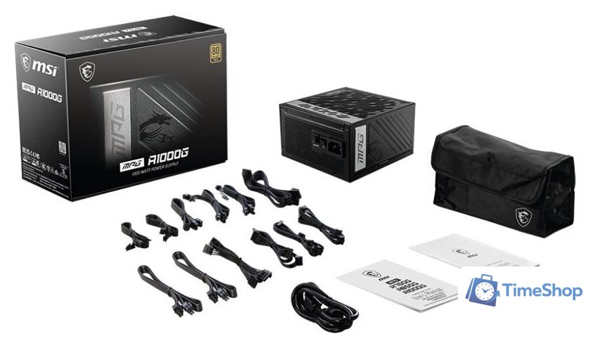 Блок питания MSI MPG A1000G - Изображение №6 — Интернет-магазин Time-Shop