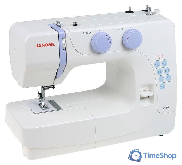 Электромеханическая швейная машина Janome VS 50 - Изображение №1 — Интернет-магазин Time-Shop