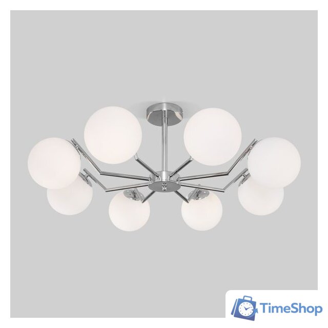 Люстра средней высоты Евросвет 70154/8 (хром) - Изображение №1 — Интернет-магазин Time-Shop