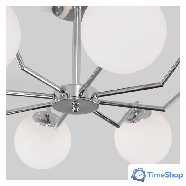 Люстра средней высоты Евросвет 70154/8 (хром) - Изображение №2 — Интернет-магазин Time-Shop