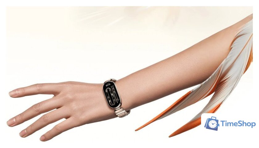 Фитнес-браслет Xiaomi Smart Band 10 (искрящееся золото, с золотистым металлическим браслетом, международная версия) - Изображение №9 — Интернет-магазин Time-Shop