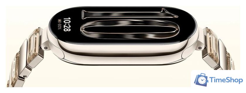 Фитнес-браслет Xiaomi Smart Band 10 (искрящееся золото, с золотистым металлическим браслетом, международная версия) - Изображение №7 — Интернет-магазин Time-Shop