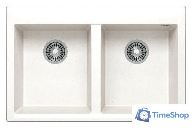 Кухонная мойка Polygran Brig 790 (белый хлопок) - Изображение №1 — Интернет-магазин Time-Shop