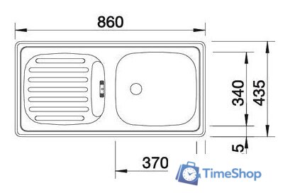 Кухонная мойка Blanco FLEX [511917] - Изображение №2 — Интернет-магазин Time-Shop