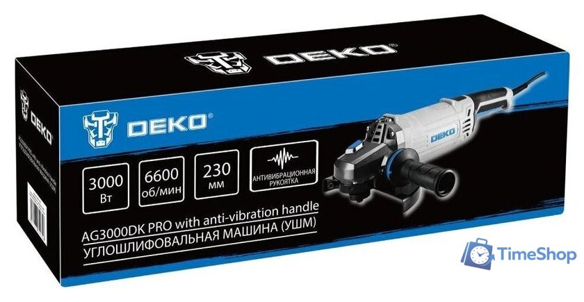 Угловая шлифмашина Deko AG3000DK PRO 083-1032 - Изображение №4 — Интернет-магазин Time-Shop