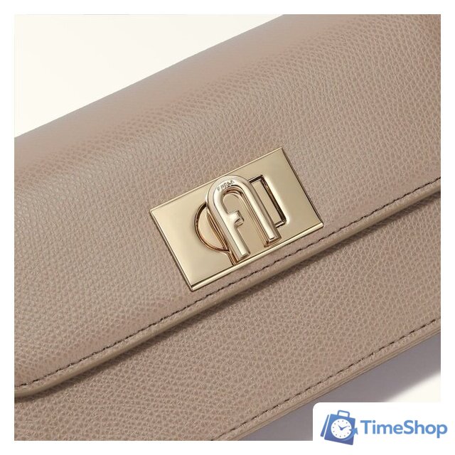 Женская сумка FURLA 1927 Mini Bag (stucco gray) - Изображение №4 — Интернет-магазин Time-Shop