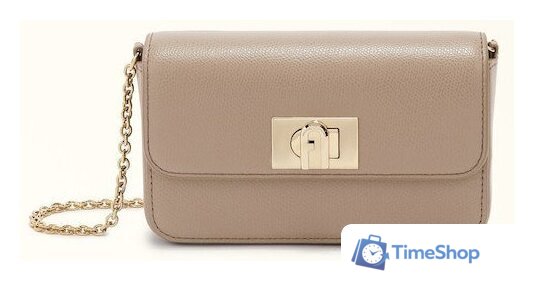 Женская сумка FURLA 1927 Mini Bag (stucco gray) - Изображение №2 — Интернет-магазин Time-Shop