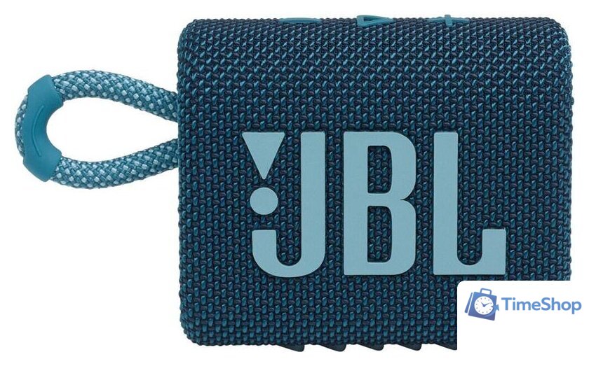 Беспроводная колонка JBL Go 3 (синий) - Изображение №2 — Интернет-магазин Time-Shop