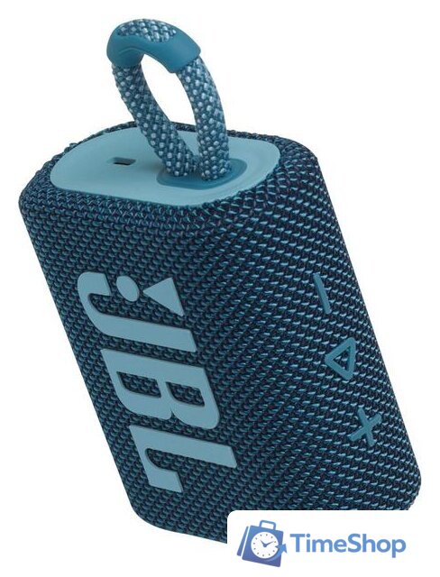 Беспроводная колонка JBL Go 3 (синий) - Изображение №4 — Интернет-магазин Time-Shop