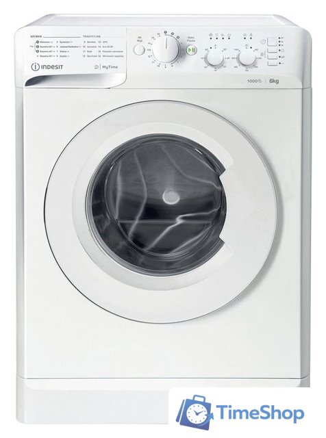 Стиральная машина Indesit MTWSC 61053 W PL - Изображение №1 — Интернет-магазин Time-Shop