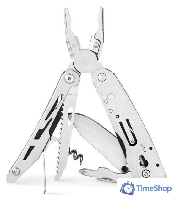 Мультитул Ganzo G304 (серебристый/черный) - Изображение №2 — Интернет-магазин Time-Shop