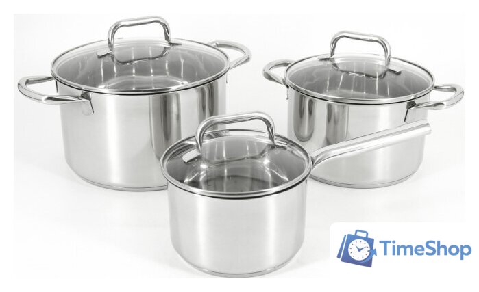 Набор кастрюль Pomi d'Oro Vittoria P-640555 - Изображение №1 — Интернет-магазин Time-Shop