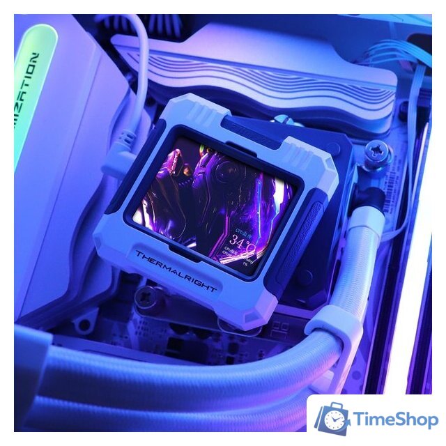 Система жидкостного охлаждения для процессора Thermalright Frozen Warframe 420 ARGB (белый) - Изображение №8 — Интернет-магазин Time-Shop