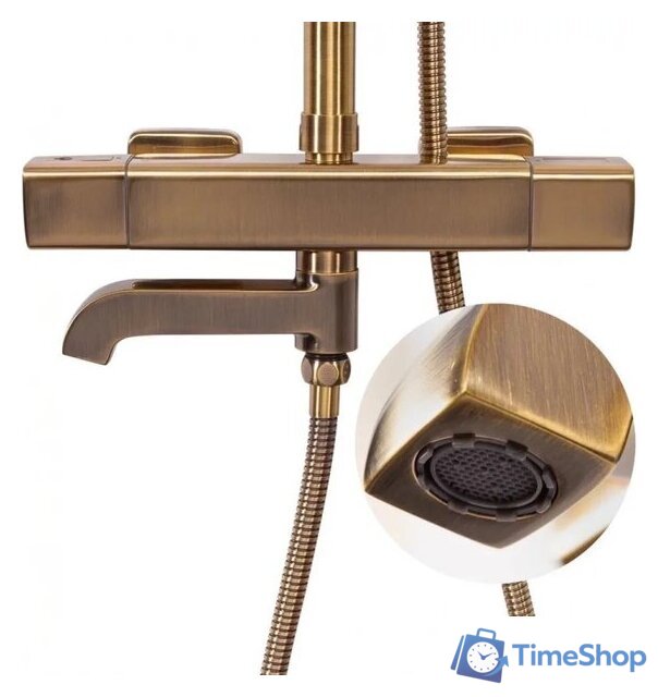 Душевая система  Hansberge H5085 (бронза) - Изображение №7 — Интернет-магазин Time-Shop