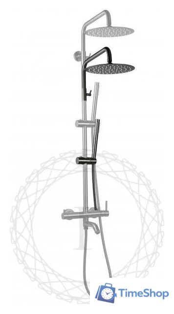 Душевая система  Filarete Roun FL2020 (графит) - Изображение №3 — Интернет-магазин Time-Shop