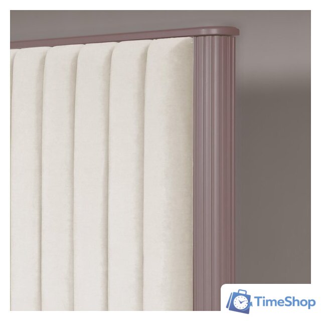 Кровать ФорестДекоГрупп Никея 160 (пудра) - Изображение №2 — Интернет-магазин Time-Shop