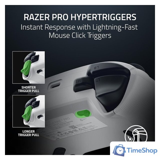 Геймпад Razer Wolverine V3 Pro (белый) - Изображение №7 — Интернет-магазин Time-Shop