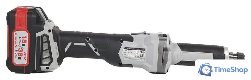 Прямошлифовальная машина Интерскол ПШМ-8/36В 821.2.2.70 (с 2-мя АКБ) - Изображение №3 — Интернет-магазин Time-Shop