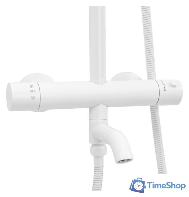 Душевая система  Rea Lungo white REA-P6608 - Изображение №6 — Интернет-магазин Time-Shop