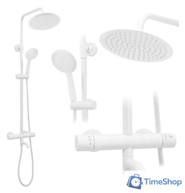 Душевая система  Rea Lungo white REA-P6608 - Изображение №1 — Интернет-магазин Time-Shop
