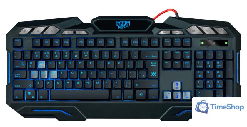 Клавиатура Defender Doom Keeper GK-100DL - Изображение №2 — Интернет-магазин Time-Shop