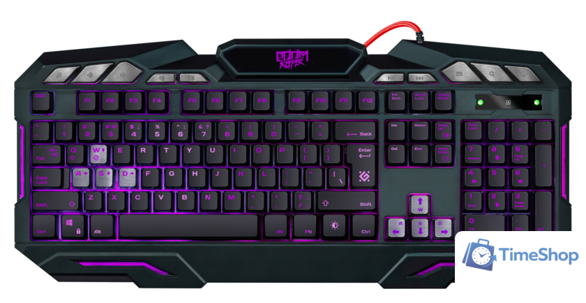 Клавиатура Defender Doom Keeper GK-100DL - Изображение №3 — Интернет-магазин Time-Shop