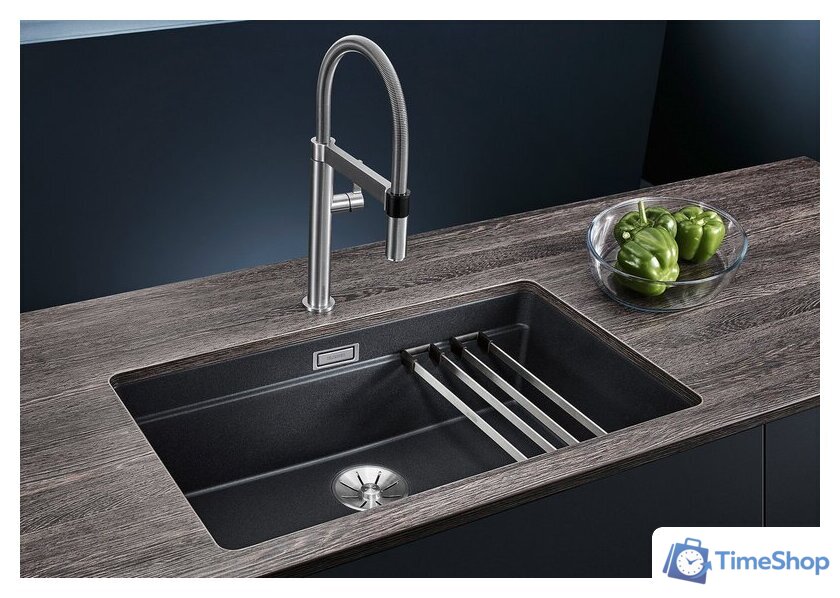 Кухонная мойка Blanco Etagon 700-U Coloured Components 527769 (трюфель) - Изображение №2 — Интернет-магазин Time-Shop