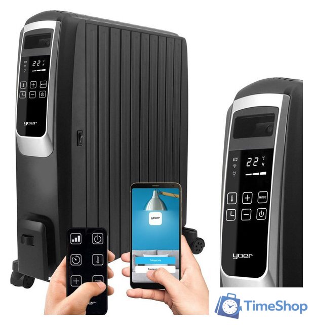 Масляный радиатор Yoer Inferno OFR1025BK - Изображение №10 — Интернет-магазин Time-Shop