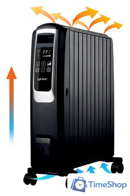 Масляный радиатор Yoer Inferno OFR1025BK - Изображение №1 — Интернет-магазин Time-Shop