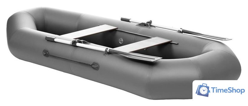 Гребная лодка Тонар Шкипер А280 (серый) - Изображение №3 — Интернет-магазин Time-Shop