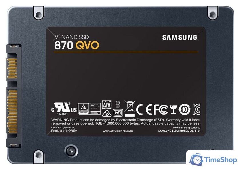 SSD Samsung 870 QVO 1TB MZ-77Q1T0BW - Изображение №5 — Интернет-магазин Time-Shop