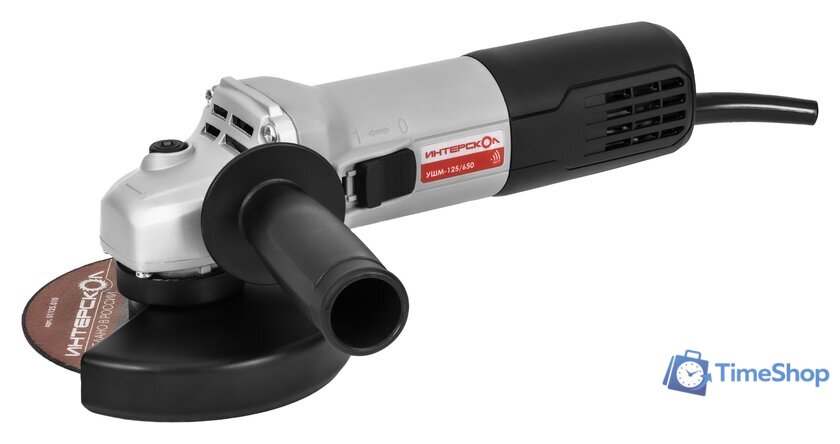 Угловая шлифмашина Интерскол УШМ-125/650 826.0.0.70 - Изображение №3 — Интернет-магазин Time-Shop