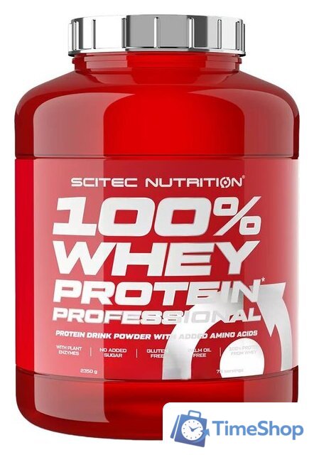 Протеин комплексный Scitec Nutrition 100% Whey Protein Professional (ледяной кофе, 2350 г) - Изображение №1 — Интернет-магазин Time-Shop