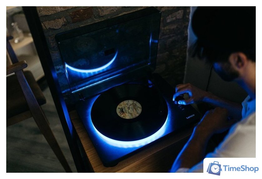 Виниловый проигрыватель Lenco LS-50LED BK - Изображение №8 — Интернет-магазин Time-Shop