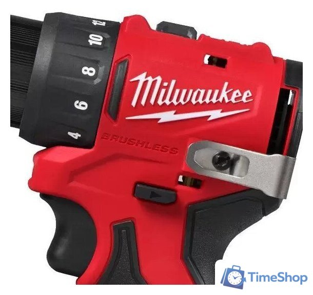 Дрель-шуруповерт Milwaukee M12 BLDDRC-202C 4933499686 (с 2-мя АКБ, кейс) - Изображение №4 — Интернет-магазин Time-Shop