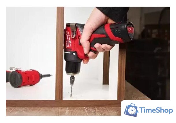 Дрель-шуруповерт Milwaukee M12 BLDDRC-202C 4933499686 (с 2-мя АКБ, кейс) - Изображение №7 — Интернет-магазин Time-Shop