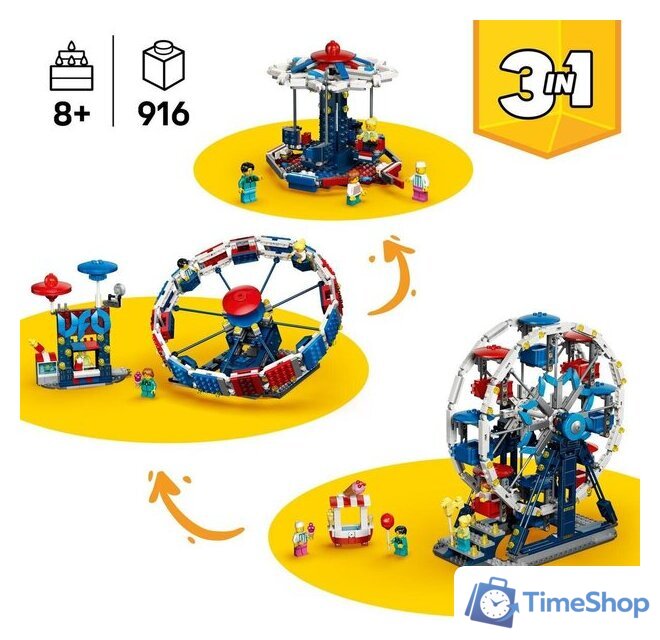 Конструктор LEGO Creator 3 в 1 Знаменитое колесо обозрения - Изображение №3 — Интернет-магазин Time-Shop