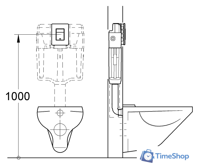 Панель смыва Grohe Skate Cosmopolitan 38732000 (хром) - Изображение №11 — Интернет-магазин Time-Shop