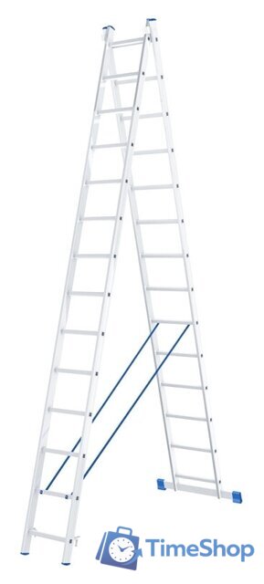 Лестница-стремянка СибрТех 97914 2x14 ступеней - Изображение №1 — Интернет-магазин Time-Shop