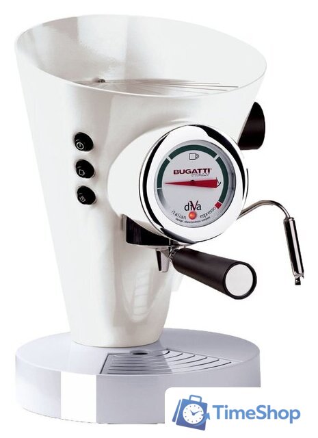 Рожковая кофеварка Bugatti 15-DIVAC1 (белый) - Изображение №1 — Интернет-магазин Time-Shop