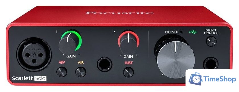  Focusrite Scarlett Solo (3-е поколение) - Изображение №2 — Интернет-магазин Time-Shop